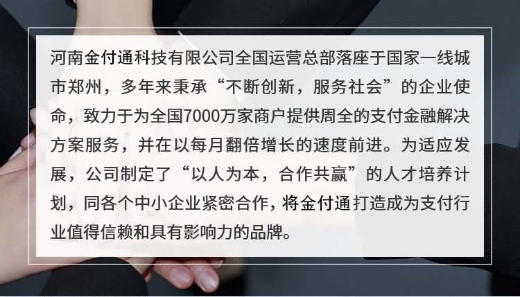 河南金付通科技有限公司简介